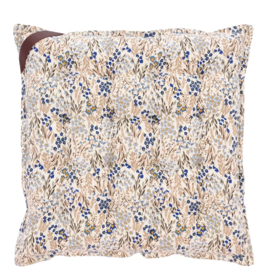 Södahl Dainty Florals Siddehynde 40x40 cm, Sky Blue