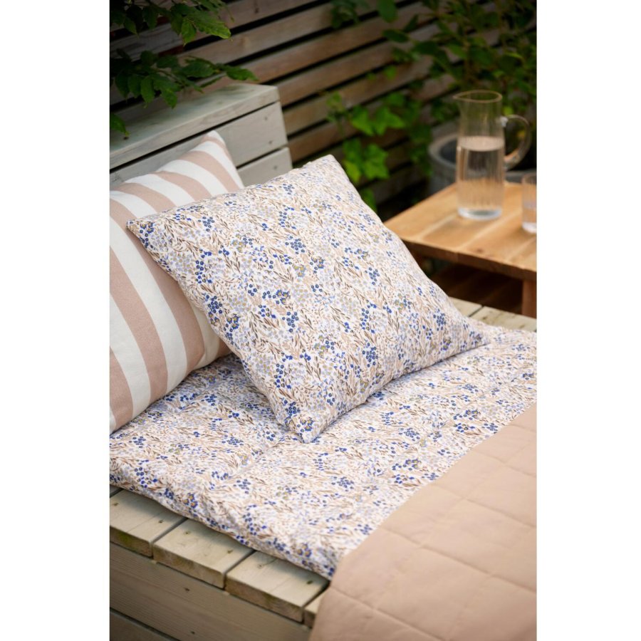 Södahl Dainty Florals Pude 45x45 cm, Sky Blue