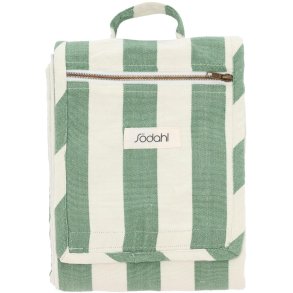Södahl Statement Stripe Picknickdecke 130x170 cm, Grün