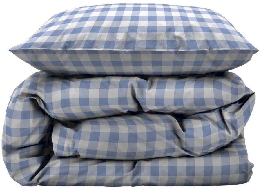 S&ouml;dahl Gingham Senget�j 140x200 cm, Sky Blue