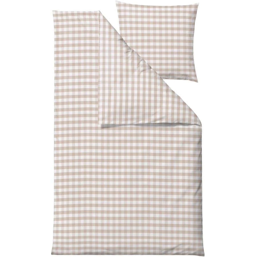 S&ouml;dahl Gingham Senget�j 140x220 cm, Beige