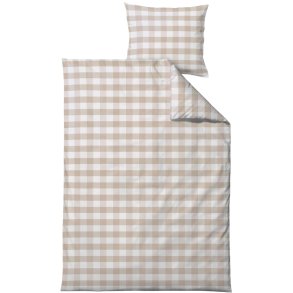 S&ouml;dahl Gingham Juniorsenget�j 100x140 cm, Beige