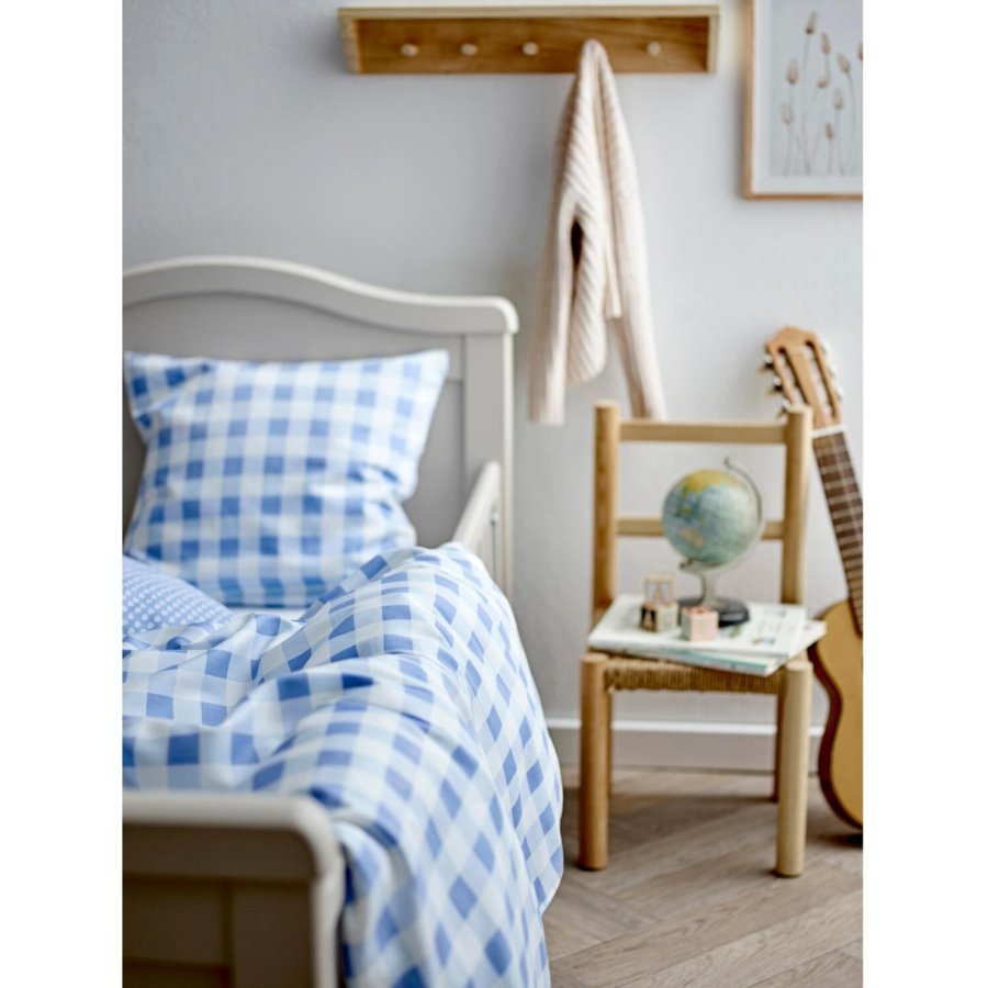 S&ouml;dahl Gingham Juniorsenget�j 100x140 cm, Sky Blue