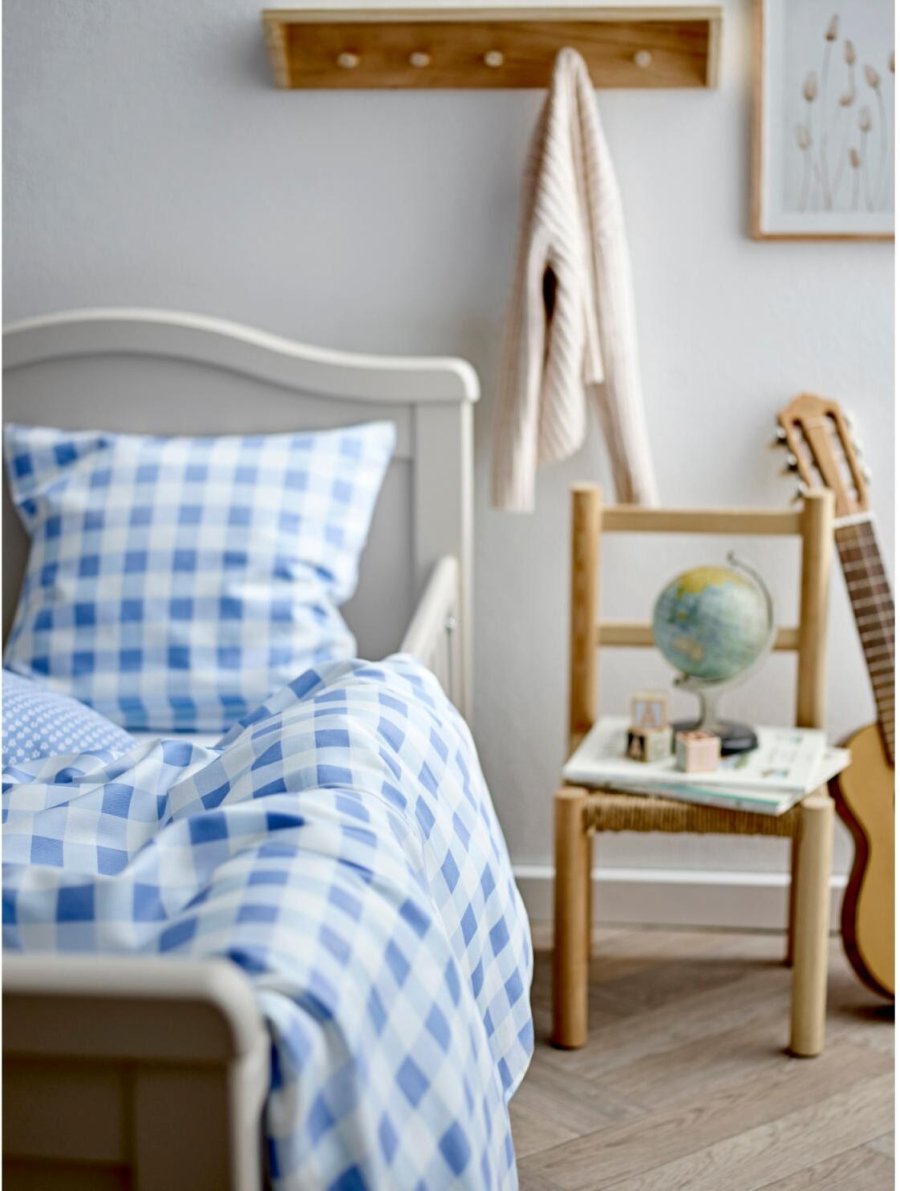 S&ouml;dahl Gingham Juniorsenget�j 100x140 cm, Sky Blue