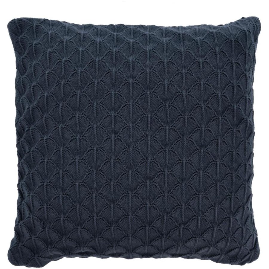 Sdahl Scallop Kissen 45x45 cm, Indigo