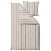 Södahl Organic Stripe Sengetj 140x200 cm, Beige