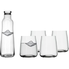 Lyngby Glas Krystal Zero Karaffels�t 5 Dele, Klar
