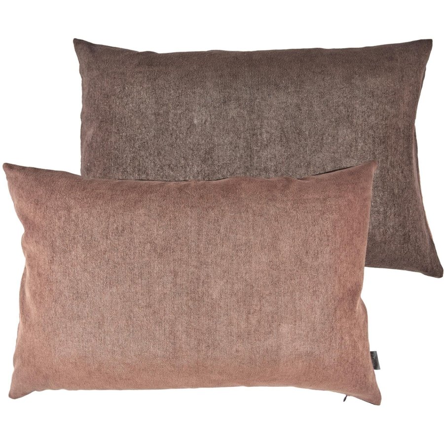 Södahl Washed Chenille Pudebetrk 40x60 cm, Rosewood