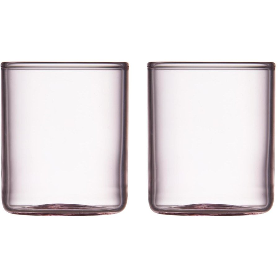 Lyngby Glas Torino Shotglas 2 stk. 6 cl, Pink