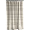 Sdahl Tartan Badvorhang 180x200 cm, Offwhite