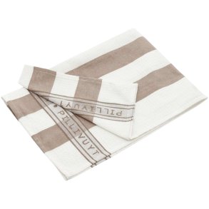 Pillivuyt Viskestykke 60x90 cm, Hvid/Fungi