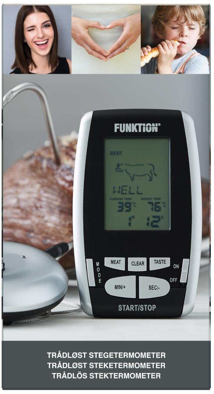 Funktion Bratenthermometer, Stahl