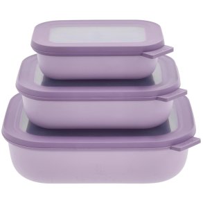 Mepal Cirqula Schalenset 2er Set, Nordic Lilac