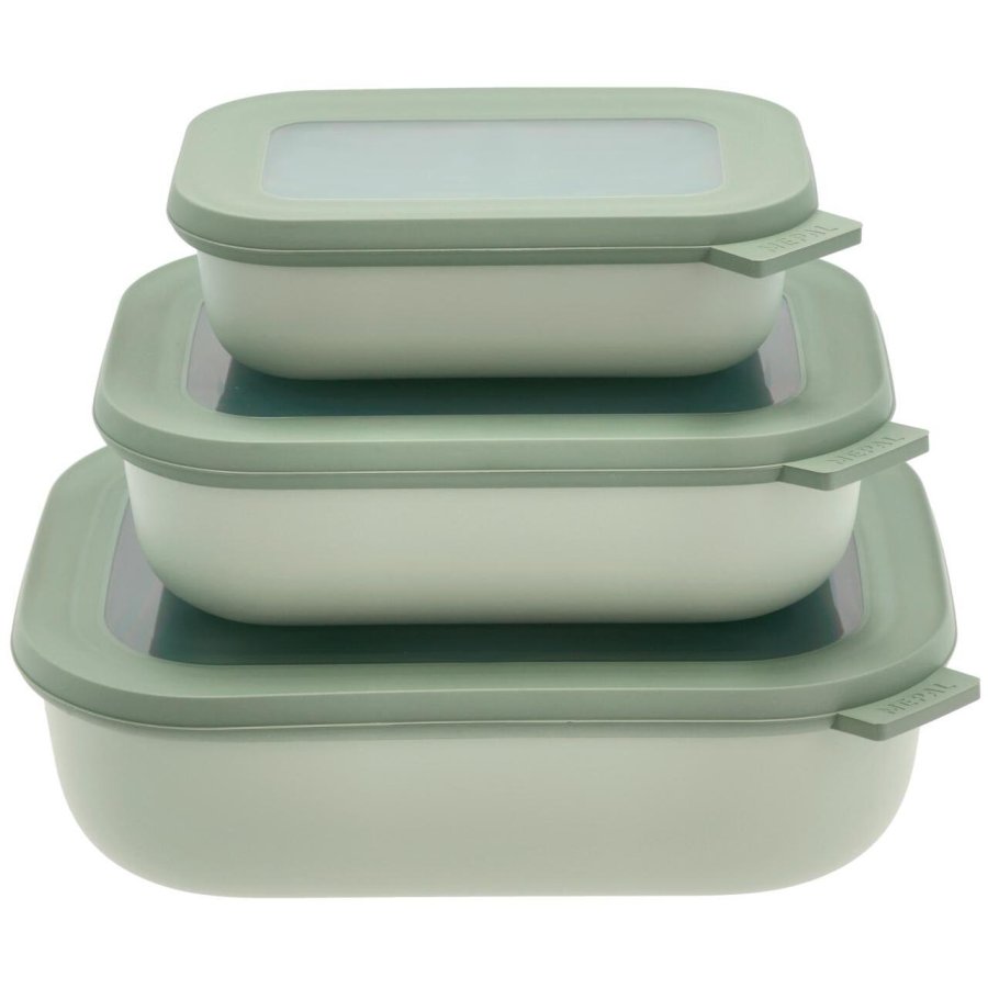 Mepal Cirqula Schalenset 2er Set, Nordic Sage