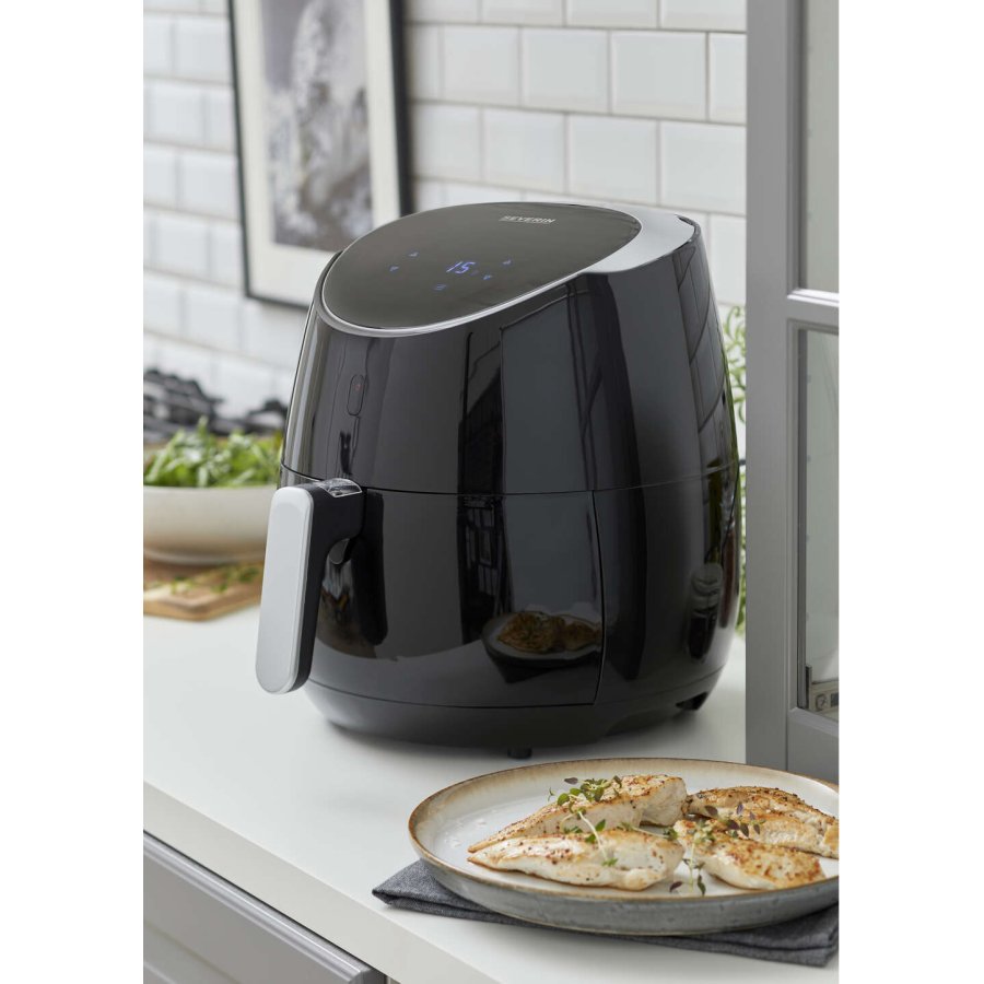 Severin Airfryer 5 L, Sort/Slv