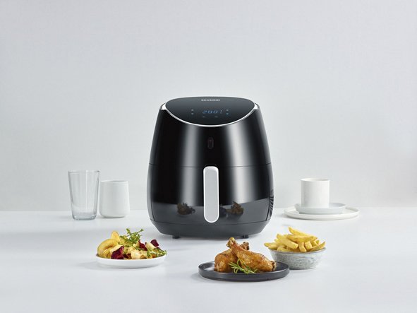 Severin Airfryer 5 L, Sort/Slv