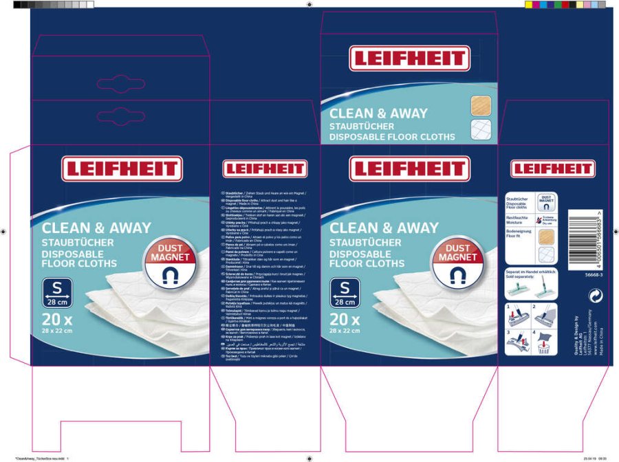 Leifheit Clean & Away Klud 20 stk.