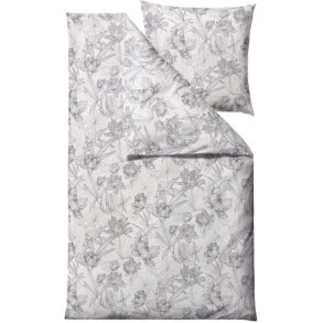 Sdahl Foliage Bettwsche 155x220 cm, Grau