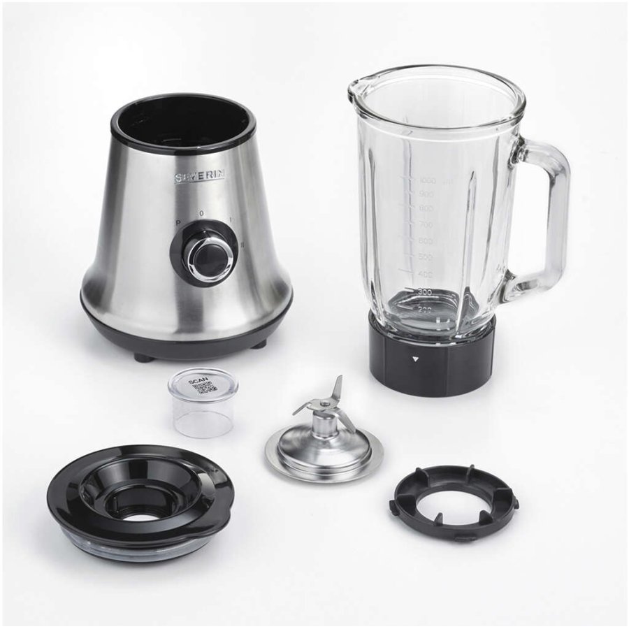 Severin Blender 1 L, Sort/Slv