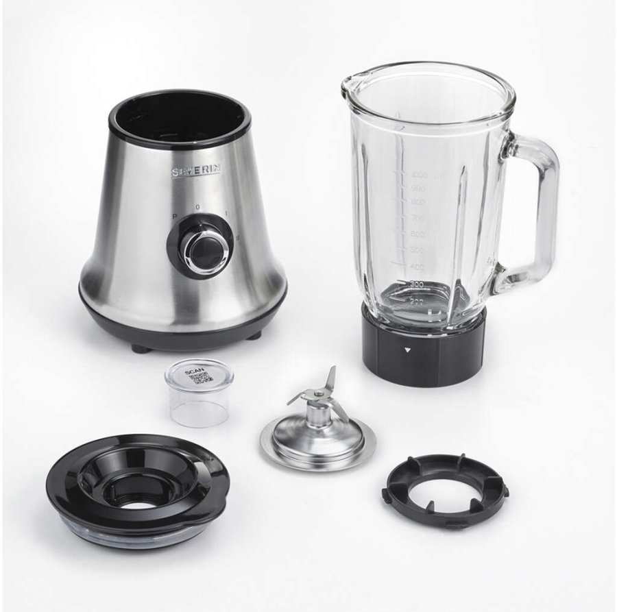 Severin Blender 1 L, Sort/Slv