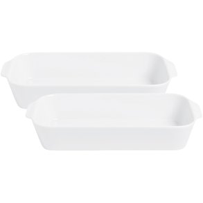 Pillivuyt Serie Originale Fad 2 stk. 31x17 cm, Hvid