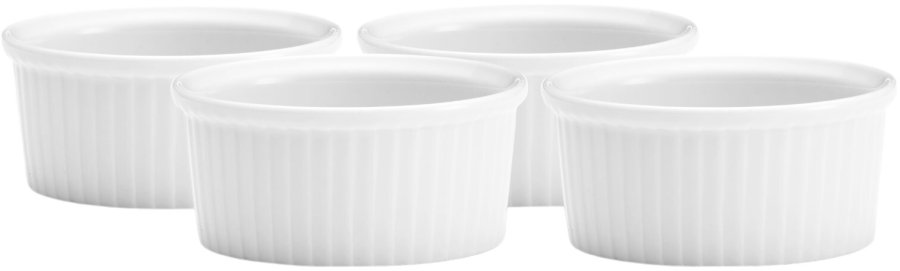 Pillivuyt Ramekin Lav 4 stk. 9 cm, Hvid