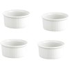 Pillivuyt Ramekin Lav 4 stk. 9 cm, Hvid