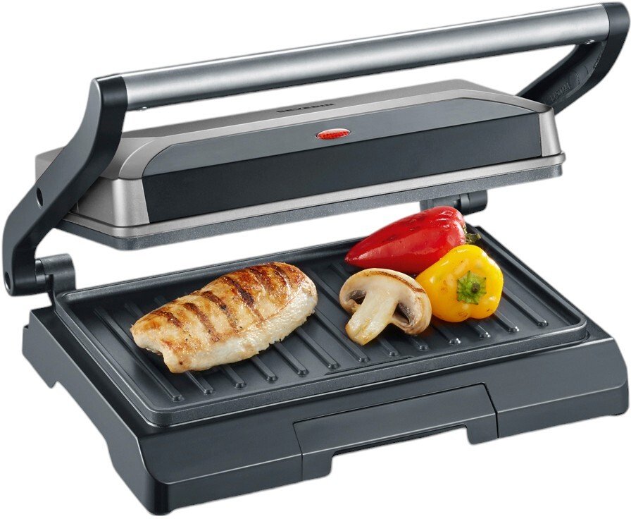 Severin Kontaktgrill 800W, Gr/Sort