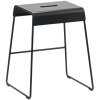 Zone Denmark A-Stool Outdoor-Hocker H45 cm, Schwarz