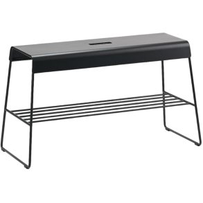 Zone Denmark A-Bench Outdoor-Bank 78,5 cm, Schwarz