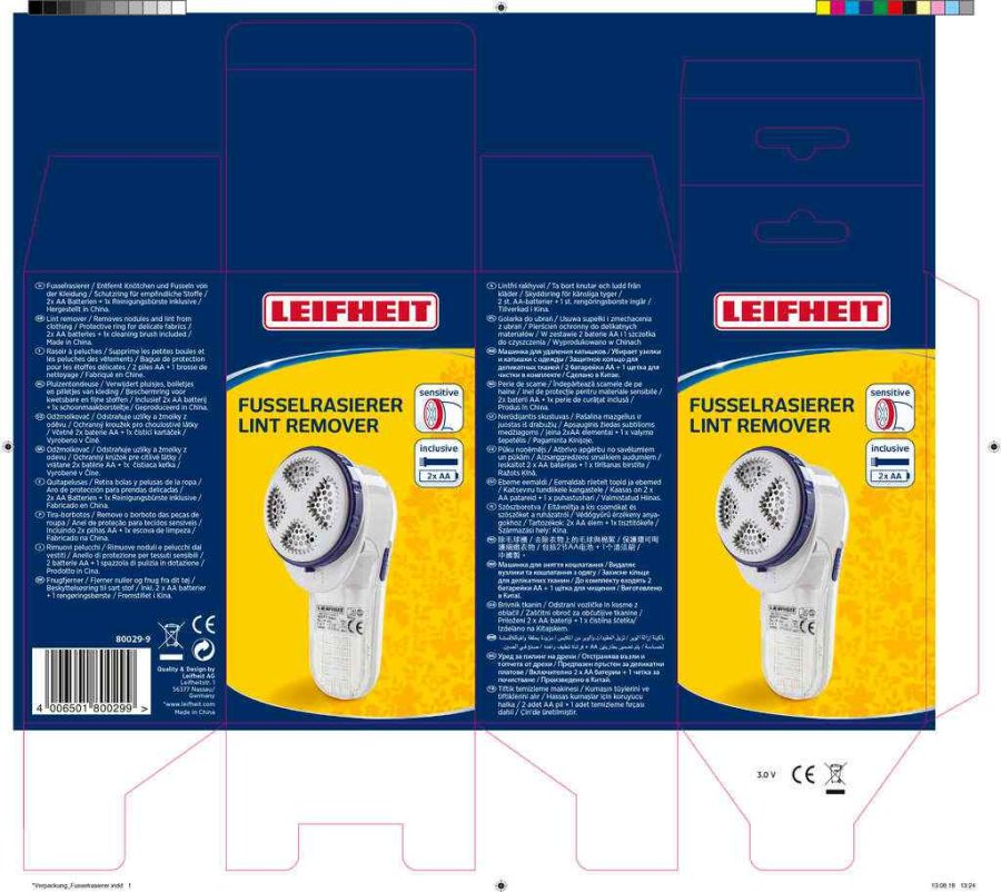 Leifheit Elektrisk Fnugfjerner