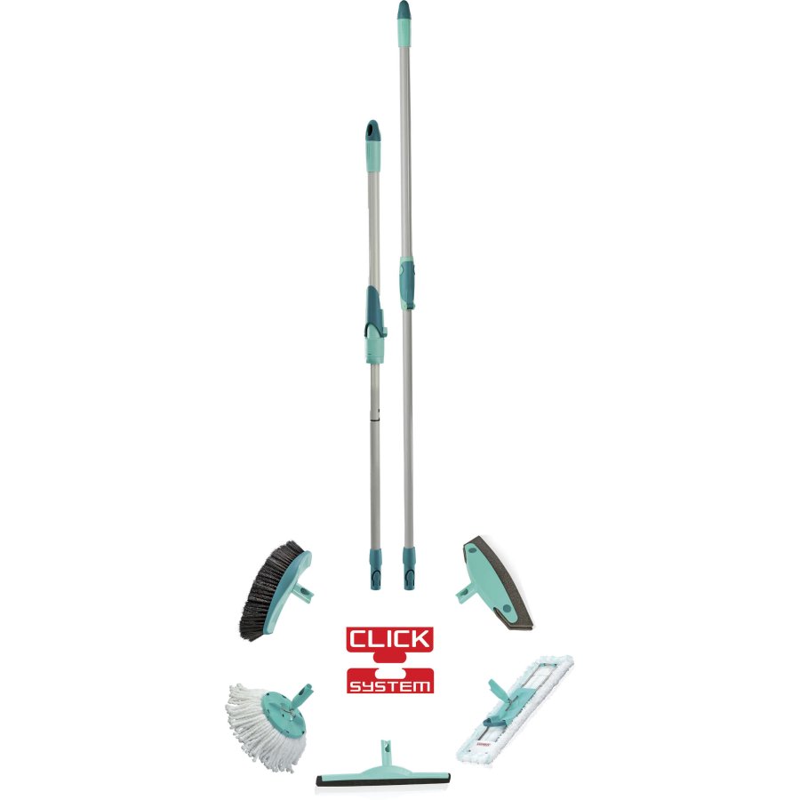 Leifheit Click Kosteskaft 140 cm, Stl