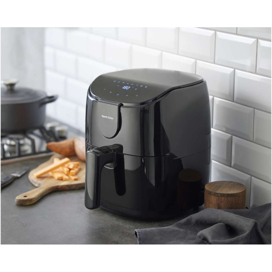 Nordic Sense Airfryer 3,5 L, Sort