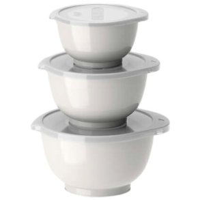 Rosti Margrethe Mini-Schssel-Set mit Deckel, Wei