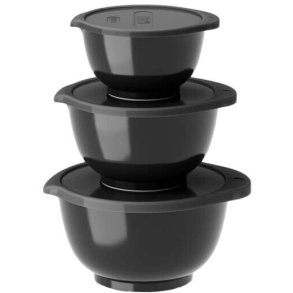 Rosti Margrethe Mini-Schssel-Set mit Deckel, Black Edition