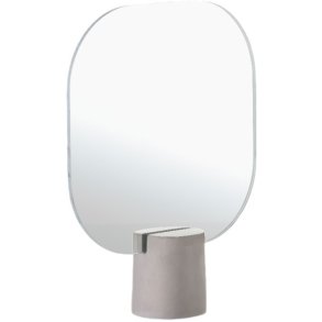 Zone Denmark Time Tischspiegel 26,5x20 cm, Beton