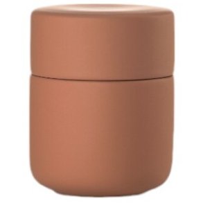Zone Denmark Ume Glas mit Deckel H10,3 cm, Terracotta