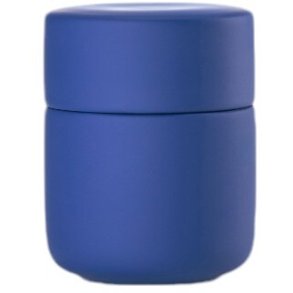 Zone Denmark Ume Glas mit Deckel H10,3 cm, Indigoblau