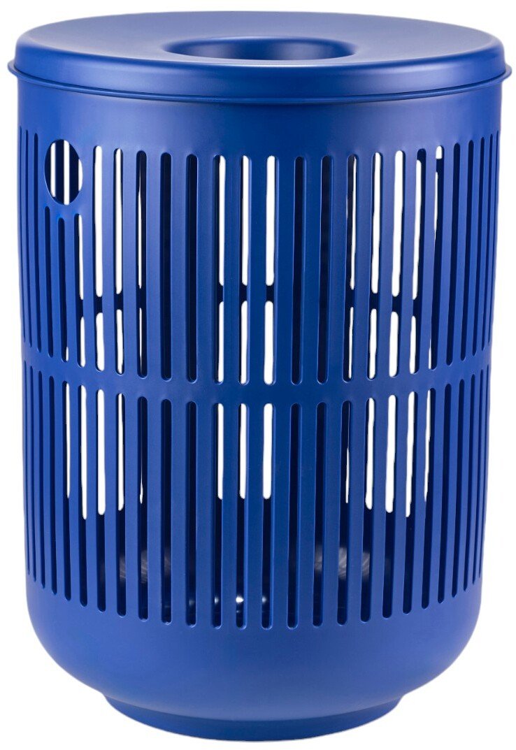 Zone Denmark Ume Wäschekorb H54 cm, Indigoblau