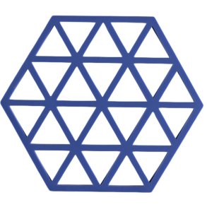 Zone Denmark Triangles Untersetzer 16x14 cm, Indigo