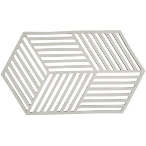 Zone Denmark Sechseck-Untersetzer 24x14 cm, Warm Grey