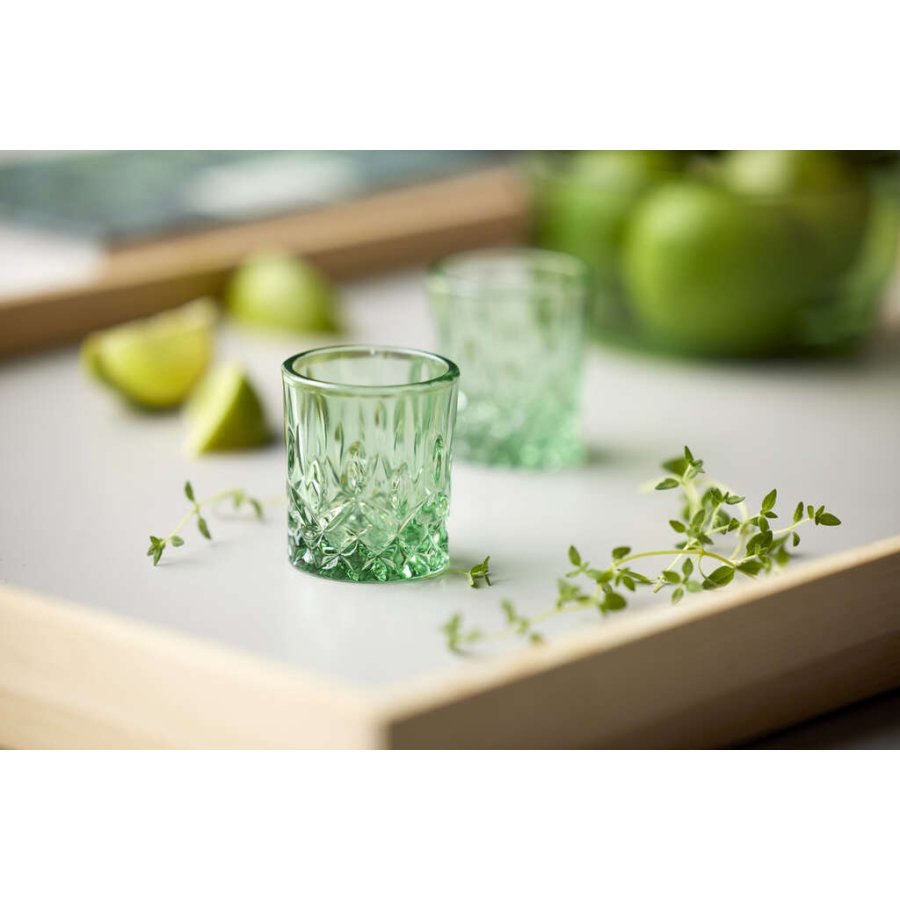 Lyngby Glas Sorrento Shotglas 4 stk. 4 cl, Grn