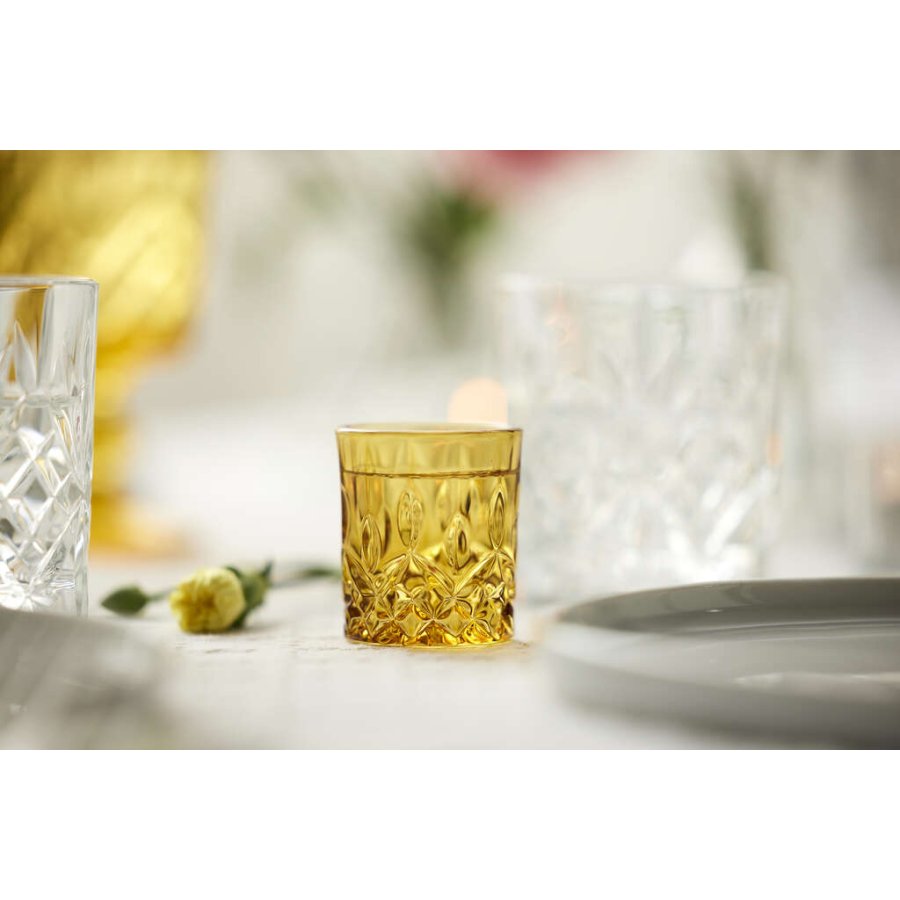 Lyngby Glas Sorrento Shotglas 4 stk. 4 cl, Amber