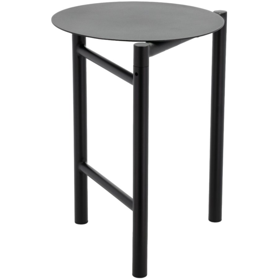 Zone Denmark Disc Hocker H45 cm, Schwarz