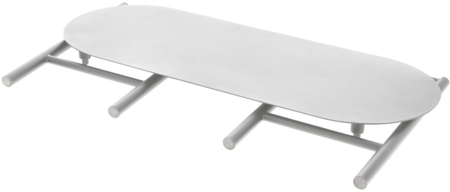 Zone Denmark Disc Bnk 80 cm, Soft Grey
