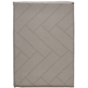 Sdahl Tiles Damast Tischdecke 180 cm, Taupe