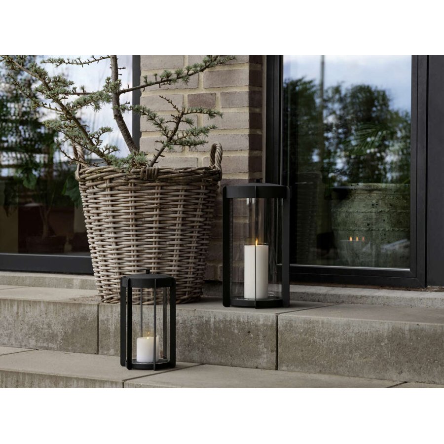 Zone Denmark Firefly Laterne H25 cm, Schwarz