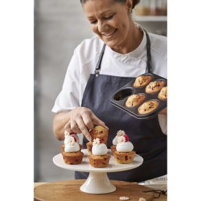 Blomsterbergs Muffinform til 6 stk, Stål