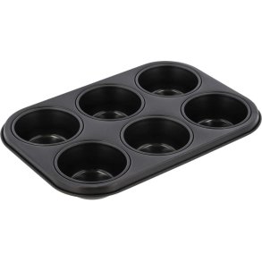 Blomsterbergs Muffinform til 6 stk, Stål