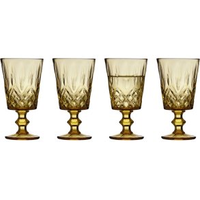 Lyngby Glas Sorrento Vinglas 4 stk. 29 cl, Amber